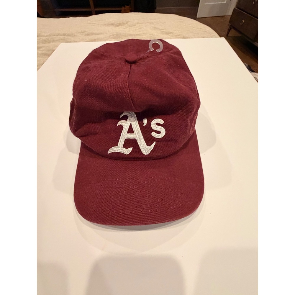 New Era Oakland Athletics As Hat Maroon Burgundy MLB 9TWENTY Adjustable Cap